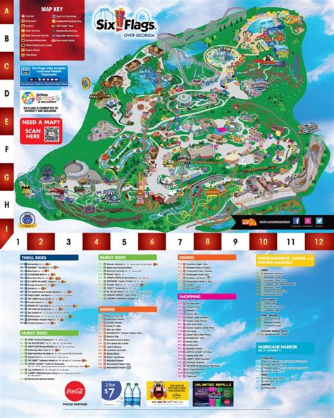 Map Of Six Flags Over secretmuseum