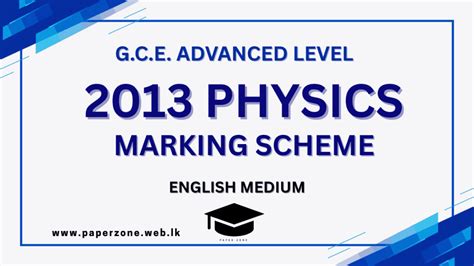 2013 A/L Physics Paper