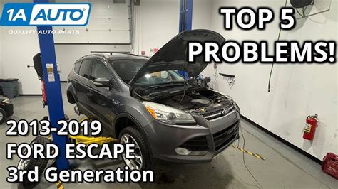 Common problems affecting 2013 Ford Escape reliability and how to address them