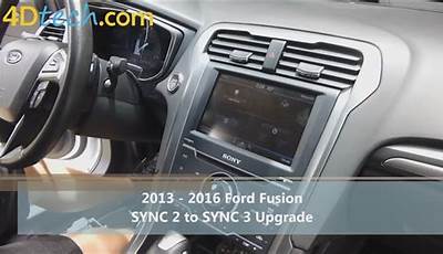 2014 Ford Fusion Sync 3 Upgrade
