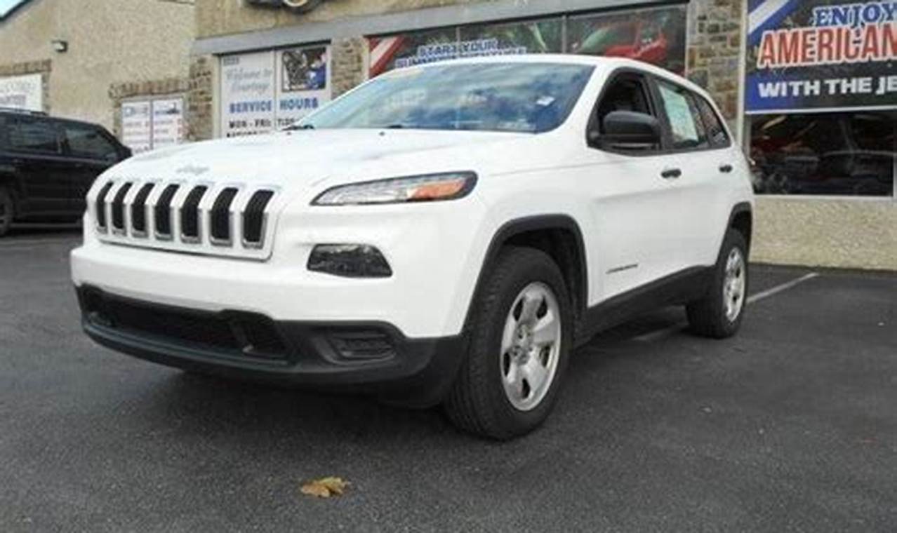 2014 jeep cherokee sport 4x4 for sale