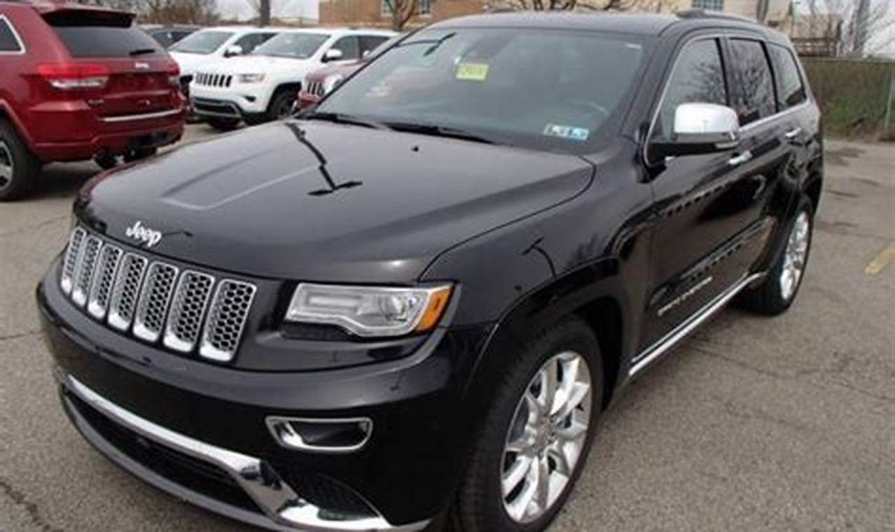 2014 jeep grand cherokee summit 4x4 for sale
