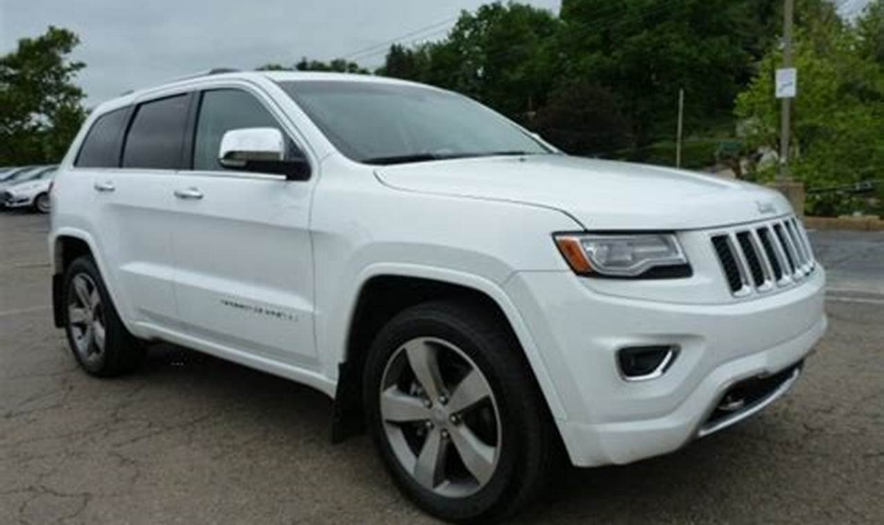 2014 white jeep grand cherokee for sale