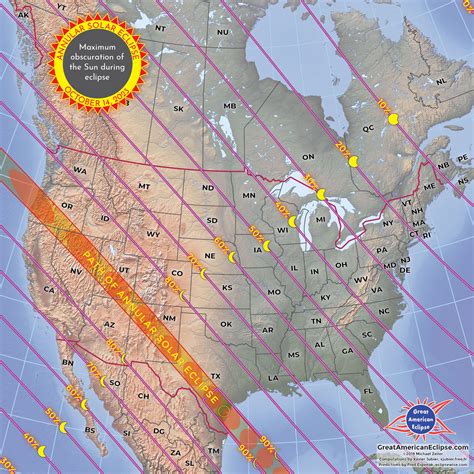 2014 Solar Eclipse Map