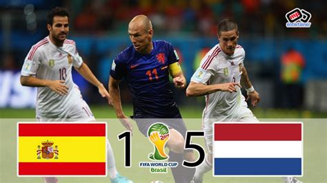 2014 fifa world cup spain vs netherlands