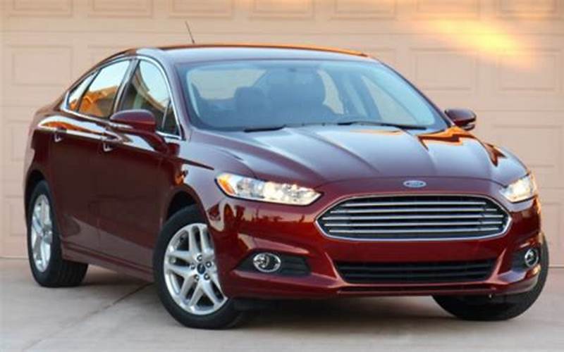 2015 Ford Fusion Se Sedan Ivct