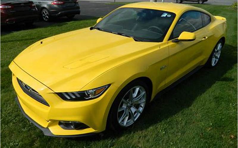 2015 Ford Yellow Mustang Gt Specs