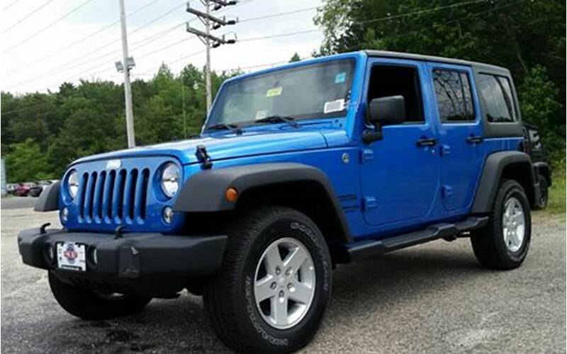 2015 Jeep Wrangler Sport Hydro Blue Pearl Safety