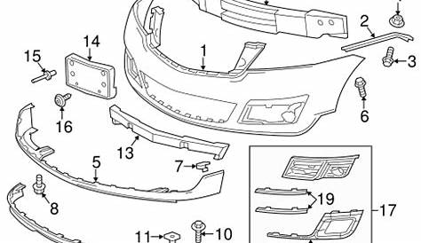 2015 Chevy Traverse Parts Diagram Chevrolet Headlight Assembly. 201317