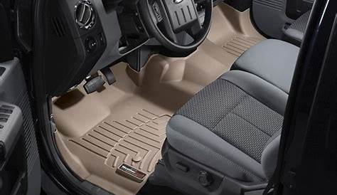 20112016 F250 & F350 WeatherTech AllWeather Front Floor Mats Cocoa