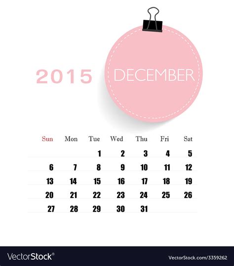 2015 Calendar Blank Printable Calendar Template in PDF Word Excel