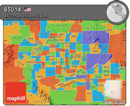 2015 Maricopa Zip Code Map Free