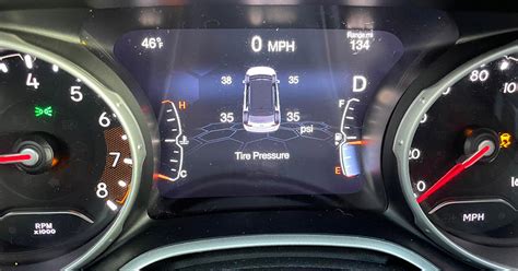 2015 jeep compass tire pressure