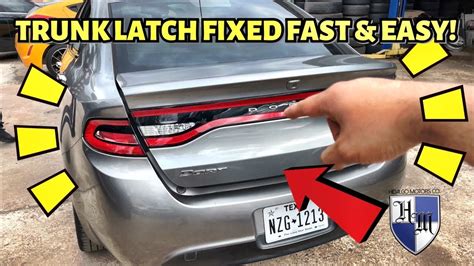 How to Fix A Trunk That Won