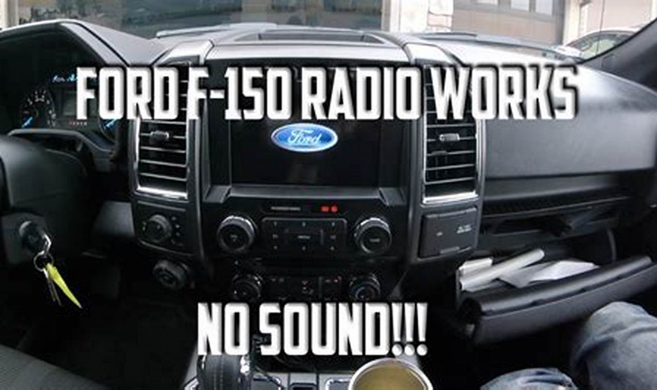 2016 ford f150 radio wont turn on