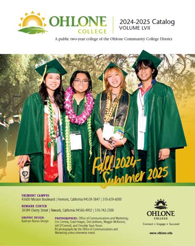 2016 Ohlone Catalog