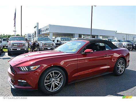 2016 Ruby Red Mustang Convertible