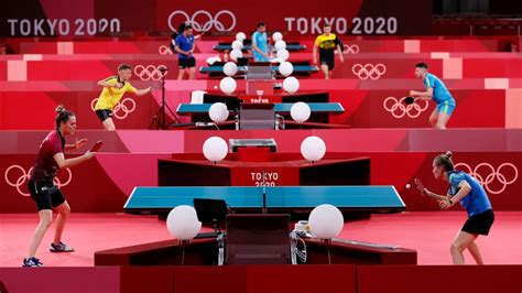 2016 olympic games table tennis results