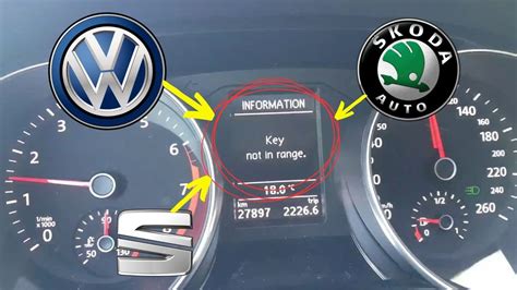 2016 vw jetta key not in range
