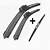 2017 mitsubishi outlander sport wiper blade size