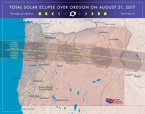 2017 Interactive Solar Eclipse Map Oregon