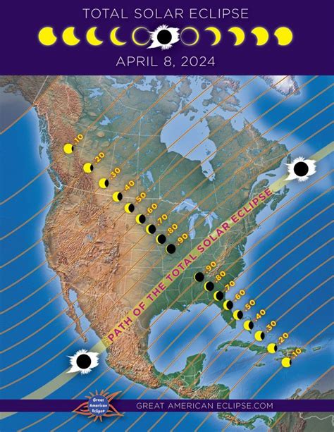 2017 May Total Solar Eclipse Map