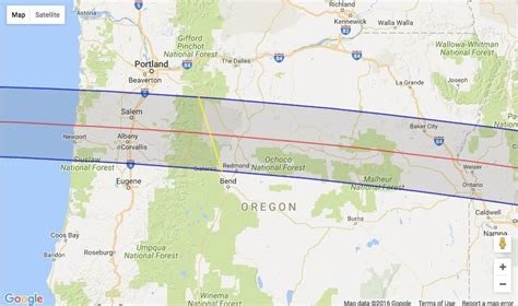 Oregon eclipse — Total solar eclipse of Aug 21, 2017