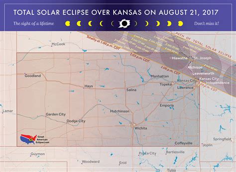 2017 Total Eclipse Map Kansas