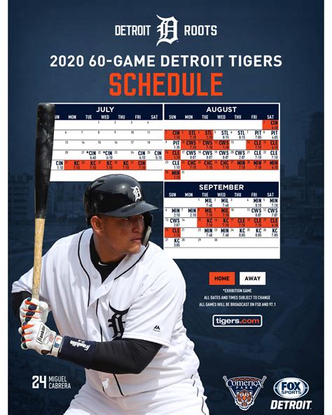 2017 detroit tiger baseball schedule