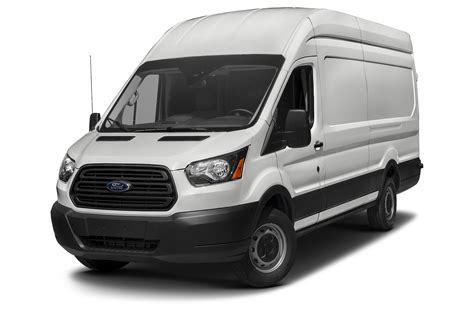 Engine bay of a 2017 Ford 250 Transit, highlighting the available powertrain options.