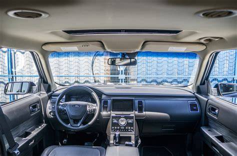Spacious and versatile interior of the 2017 Ford Flex