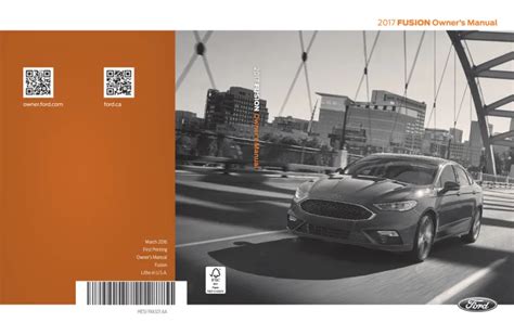 2017 ford fusion owners manual pdf