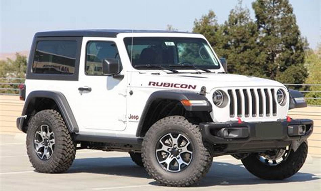 2018 2 door jeep rubicon red with soft top manual transmission for sale