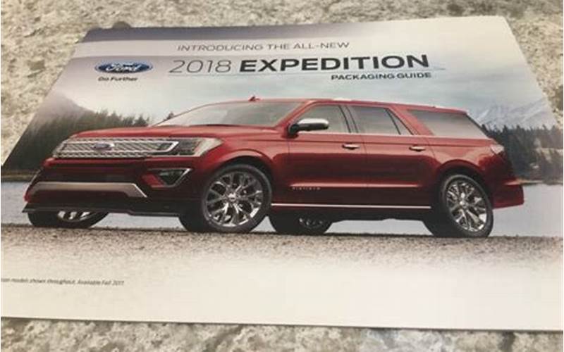2018 Ford Expedition Brochure Price