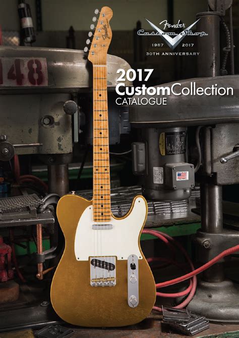 2018 Fender Custom Shop Catalog