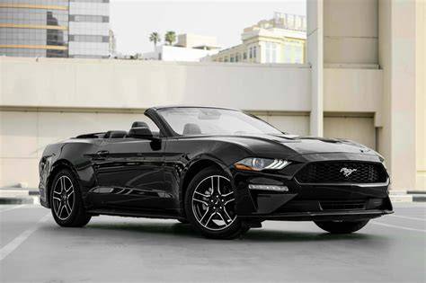 2018 Mustang Convertible Black