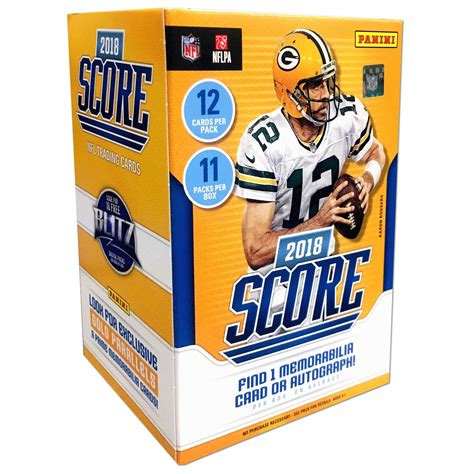 2018 Panini Score Football 11 Pack Box