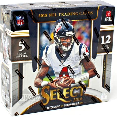2018 Panini Select Football Hobby Box
