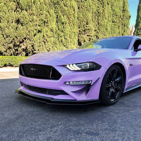 2018 Purple Mustang