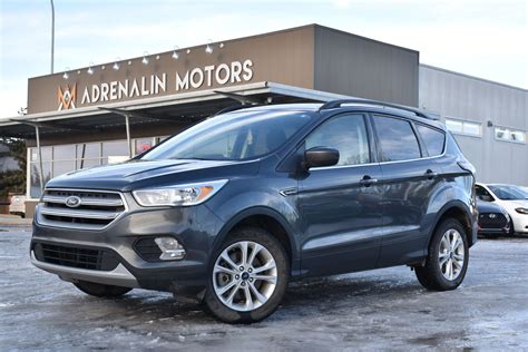 Close-up of the 2018 Ford Escape SE engine bay