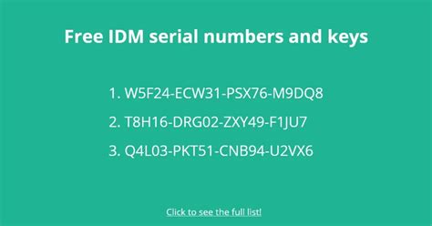Images 2018 Idm Serial Number Latest
