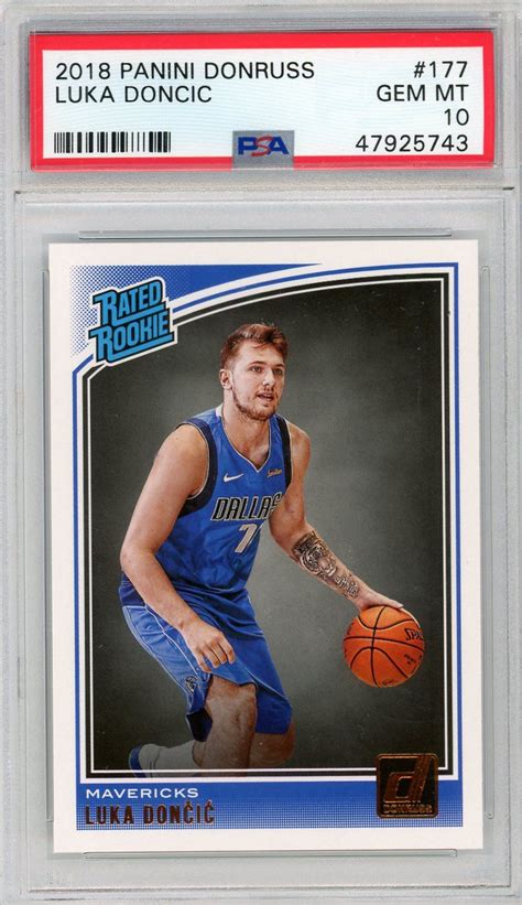 2018 luka doncic panini donruss rookie card