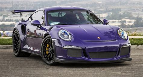 2018 porsche 911 gt3 rs purple