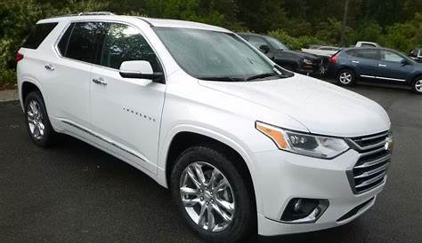Pearl White 2019 Chevrolet Traverse High Country AWD