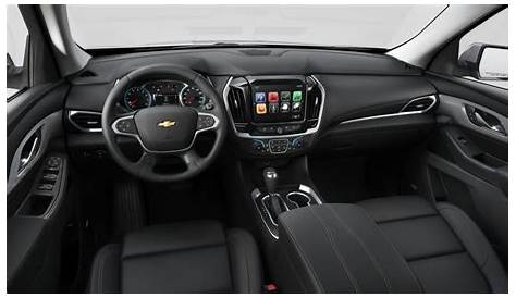2019 Chevy Traverse Interior Pictures Jet Black Front Seat For The Chevrolet