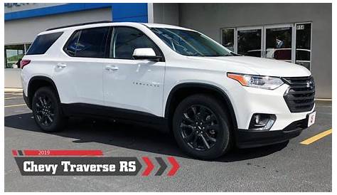 2019 Chevrolet Traverse RS AWD in Pearl White photo 3