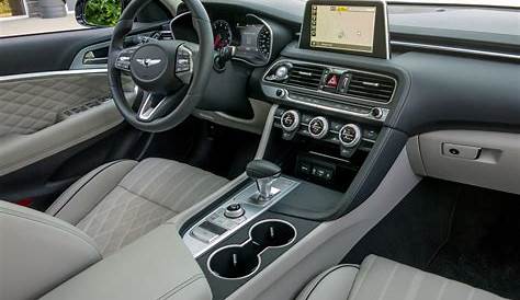 2019 Genesis G70 Interior First Drive Automobile Magazine