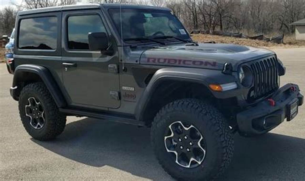2019 jeep rubicon 2 door matchng color hardtop for sale