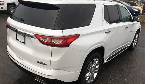 2019 Traverse High Country Colors Pearl White Chevrolet AWD