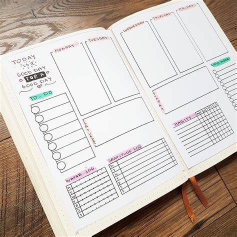 2019 Free Printable Bullet Journal Calwndar Overview